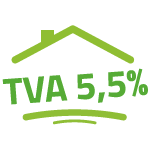 logo taux de tva 5,5 % - taux de tva réduit