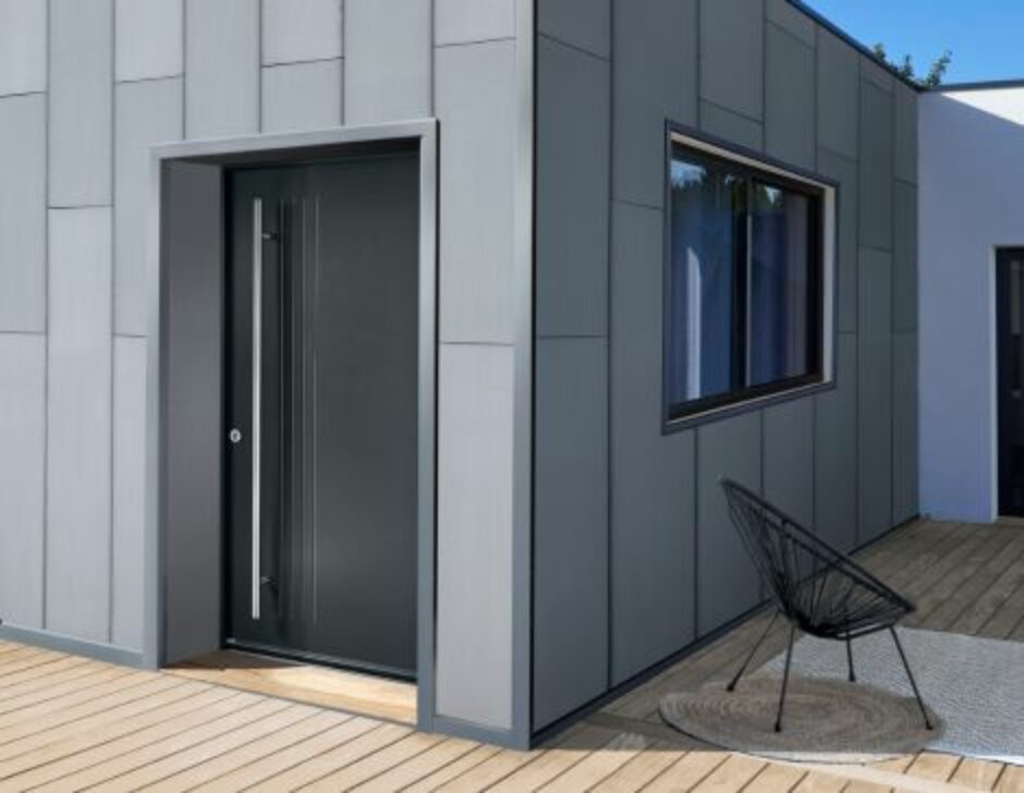 Porte D entr e Grise Anthracite Tendance Sobri t 